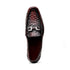 Marco Di Milano Ferrioni Ostrich Black Cherry Bit Loafer