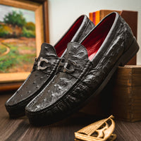Marco Di Milano Ferrioni Black Leather Luxury Shoe
