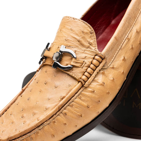 Marco Di Milano Ferrioni Ostrich Orix Bit Loafer