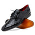 Marco Di Milano Fitipaldi Black Alligator Derby Shoe