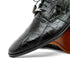 Marco Di Milano Fitipaldi Olive Alligator Derby Shoe