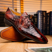 Marco Di Milano Fitipaldi: Rustic Cognac Leather Shoe