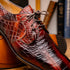 Marco Di Milano Fitipaldi: Rustic Cognac Leather Shoe