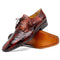 Marco Di Milano Fitipaldi: Rustic Cognac Leather Shoe