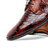 Marco Di Milano Fitipaldi Rustic Cognac Alligator Derby Shoe