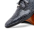 Marco Di Milano Fitipaldi Rustic Grey Alligator Derby Shoe