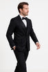 Black Italian Wool 3-Piece Modern Fit Tuxedo