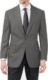 Mens Charcoal Gray Pinstripe Western Blazer – Classic Cowboy Style Jacket for Business, Formal and Smart Casual Wear
