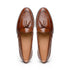 Zelli Franco Cognac Lizard Tassel Loafer with Classic Apron Toe