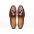 Zelli Franco Classic Ostrich Quill Tassel Loafers in Brown