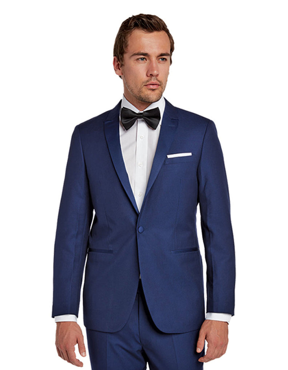 Men'S Evening Peak Dark Navy 1-Button Tuxedo main image 1