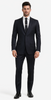 Galante Uomo Made in Italy Wool Black Suit
