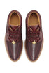 Los Altos Casual Burgundy Genuine Stingray / Ostrich Shoes