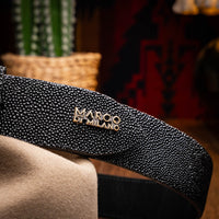 Marco Di Milano Georgia Belt Black Leather Luxury Shoe