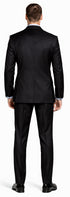 Giorgio Fiorelli Black and French Blue Two-Button Suit