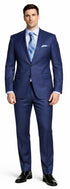 Giorgio Fiorelli Black and French Blue Two-Button Suit