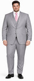 Giorgio Fiorelli Charcoal, Gray, and Light Gray Two-Button Suit