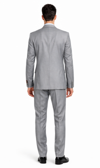 Giorgio Fiorelli Grey Two-Button Suit + Vest