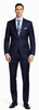 Giorgio Fiorelli Navy and Gray Two-Button Suit