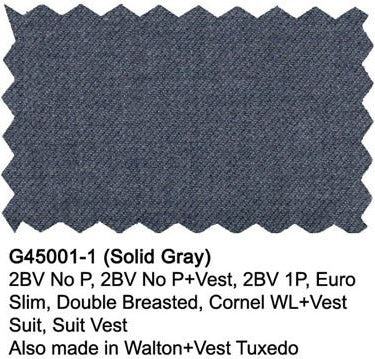 Giorgio Fiorelli Grey Two-Button Suit + Vest