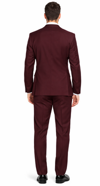 Giorgio Fiorelli Two-Button Suit in Burgundy, Camel, Beige