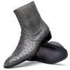 Marco Di Milano Giorgio Serpentine Gray Leather Luxury Shoe