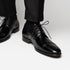 Zelli Giovanni Genuine Lizard Cap Toe Brogue Dress Shoes in Black