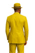 Yellow Zoot Suits - Mens Fashion Golish Yellow 1920s Vintage Look