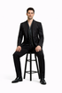 Good Omens S02 David Tennant Black Blazer