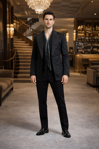 Good Omens S02 David Tennant Black Blazer
