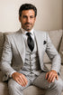 Classic Fit in Grey Color by Rossiman