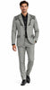 Men's Suede Cowboy Blazer Ultra Slim Fit LAM-516 in Color Gray