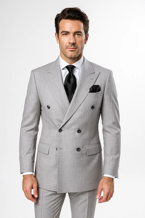 Classic Fit in Grey Color by Rossiman