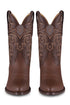 Brown Sharkskin Cowboy Boots J-Toe
