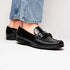 Marco Di Milano Hugo Black Alligator Bit Loafers