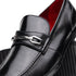 Marco Di Milano Black Hugo Lizard & Calfskin Bit Loafers