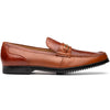Marco Di Milano Hugo Lizard & Calfskin Bit Loafers Cognac