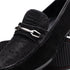 Marco Di Milano Black Hugo Sueded Ostrich Leg Bit Loafers