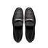 Marco Di Milano Black-Black Hugo Sueded Ostrich Leg Bit Loafers