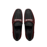 Marco Di Milano Hugo Black & Wine Leather Dress Shoe