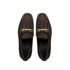 Marco Di Milano Brown Hugo Sueded Ostrich Leg Bit Loafers
