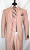 Men's Two Button Suit Jacket With Rose Gold - Dusty Rose ~ Peach ~ Coral Insulated Jackets