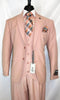 Men's Two Button Suit Jacket With Rose Gold - Dusty Rose ~ Peach ~ Coral Insulated Jackets