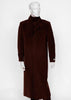 Mens Duster Coat - Duster Overcoat - "Burgundy" Coat