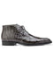 Belvedere Stefano Gray Genuine Alligator Ankle Boot