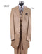 Tone On Tone - Shiny Fabric Tan Suit