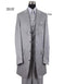 Tone On Tone - Shiny Fabric - Gray Suit
