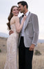 Velvet Blazer - Mens Blazer - Dinner Jacket "Venice" Platinum Velvet Dinner Jacket - Separates Chore Jackets