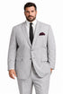 MEN'S 2PC SEERSUCKER MODERN FIT SUIT IN BLACK PINSTRIPE