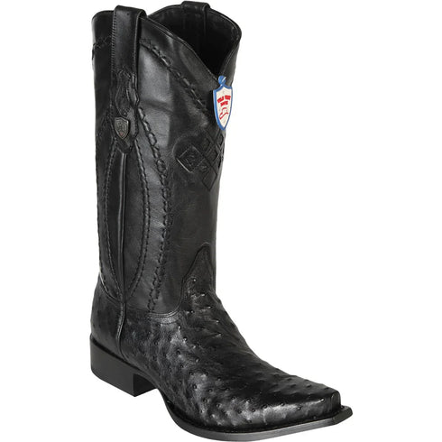 Wild West Botas de Avestruz Horma 3X Aladino